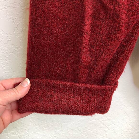 Soft Surroundings deep red slit collar tunic sweater size 1X - Picture 12 of 14